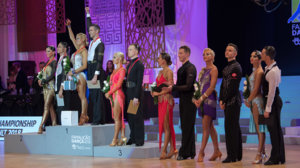 Prize presentation 2018 PD WCh Ten Dance © Helmut Roland