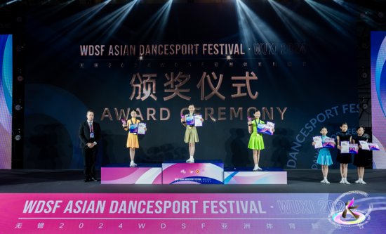 WDSF Asian DanceSport Festival 2024 in Wuxi, China - Podium