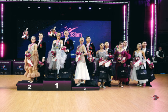 GrandSlam Final Shanghai Standard 2024 Podium