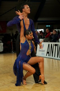 WDSF Rising Star Latin Antwerp © Roland