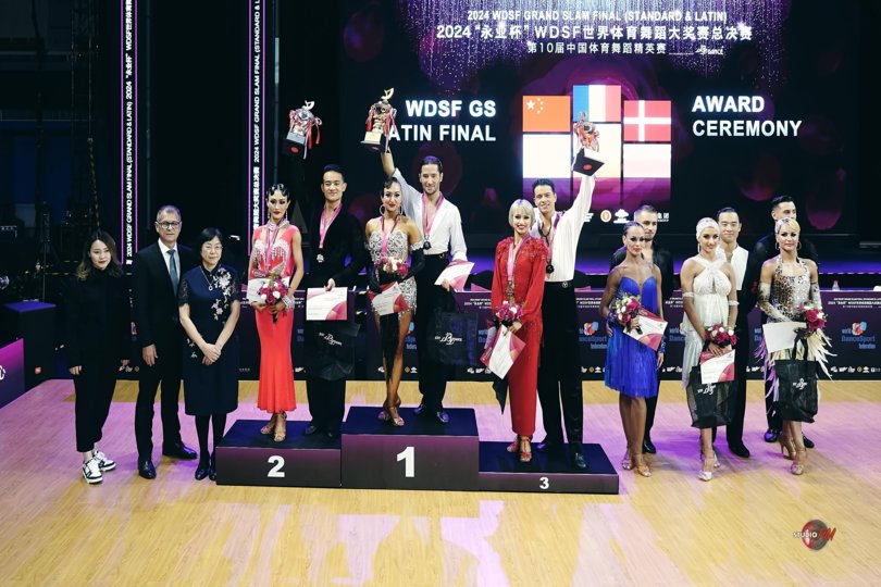 Podium GrandSlam Final Latin Shanghai 2024