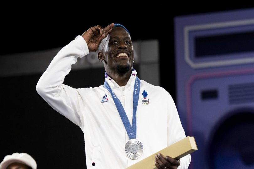 B-Boy Dany Dann during the award ceremony