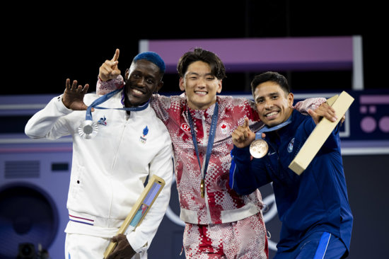 B-Boys with their medals