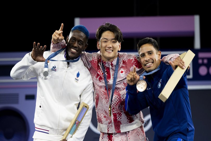 B-Boys with their medals